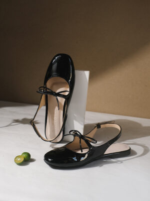 la vita e bella jodie mary jane sandal flat wanita teplek women slingback shoes [lv 5902]