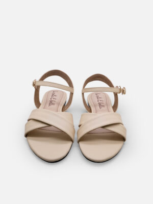 la vita e bella sunny ankle strap sandal flat teplek wanita vegan leather [lp500]