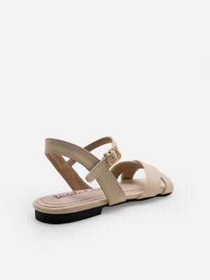la vita e bella sunny ankle strap sandal flat teplek wanita vegan leather [lp500]