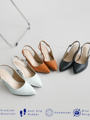 la vita e bella claire stiletto high heels slingback sepatu hak formal wanita 7cm [lv3502]