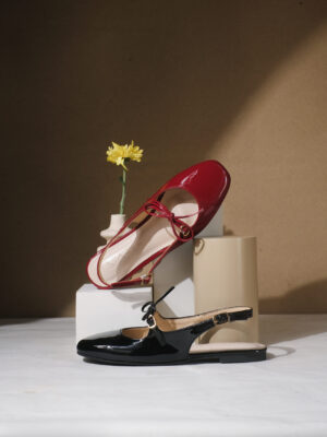 la vita e bella jodie mary jane sandal flat wanita teplek women slingback shoes [lv 5902]