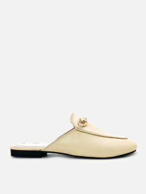 la vita e bella berlin sandal selop mules wanita model slip bahan kulit vegan [lv6501]