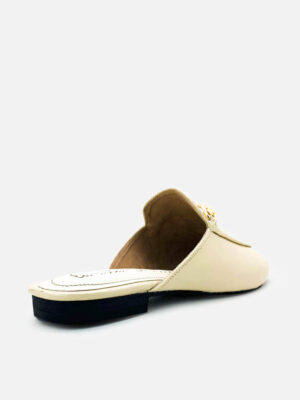 la vita e bella berlin sandal selop mules wanita model slip bahan kulit vegan [lv6501]