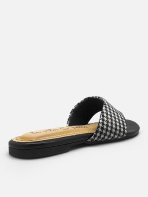 la vita e bella josie sandal flip flop wanita motif houndstooth [lp 522]