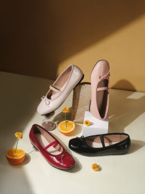 la vita e bella poppy flat shoes pita ballerina women square toe sepatu flat wanita [lv 5903]