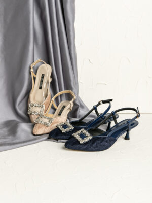 la vita e bella exclusive collection amora sandal kitten heels slingback sepatu wanita [ls5001]