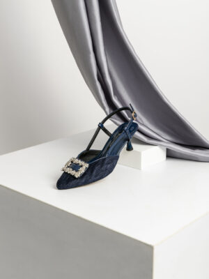 la vita e bella exclusive collection amora sandal kitten heels slingback sepatu wanita [ls5001]