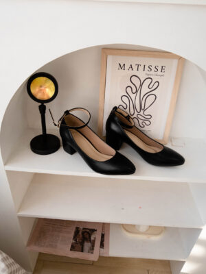 la vita e bella jane sepatu pumps block heels wanita strap tali [lv 8516]
