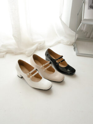 la vita e bella brianna mary jane shoes hak tahu women pumps wanita double strap [lv 2601]