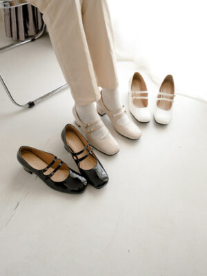 la vita e bella brianna mary jane shoes hak tahu women pumps wanita double strap [lv 2601]