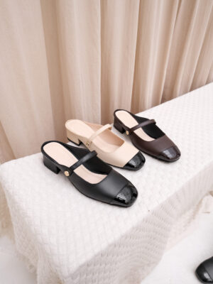 [new] la vita e bella sora women mules hak 3 cm sepatu sandal heels wanita selop mary jane [lv 3705]
