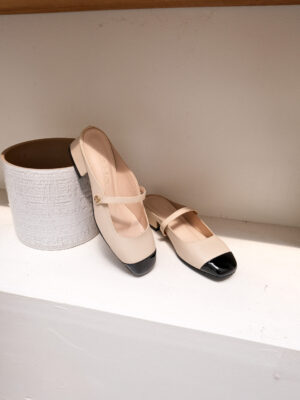 [new] la vita e bella sora women mules hak 3 cm sepatu sandal heels wanita selop mary jane [lv 3705]