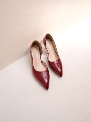 [new] la vita e bella lucia sepatu wanita stiletto women pumps pointed shoes glossy 5cm [lv 5506]
