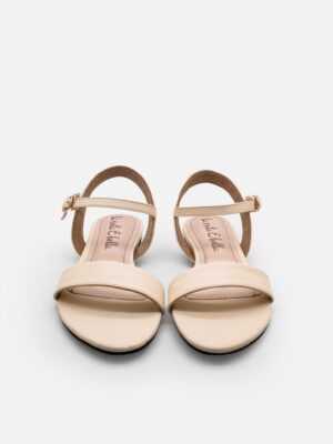 la vita e bella lucy ankle strap sandal flat teplek wanita dengan buckle [lp 502]