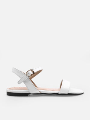 la vita e bella lucy ankle strap sandal flat teplek wanita dengan buckle [lp 502]
