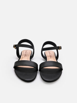 la vita e bella lucy ankle strap sandal flat teplek wanita dengan buckle [lp 502]