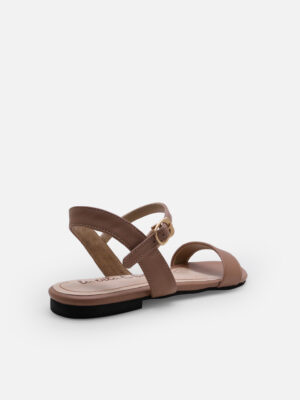 la vita e bella lucy ankle strap sandal flat teplek wanita dengan buckle [lp 502]