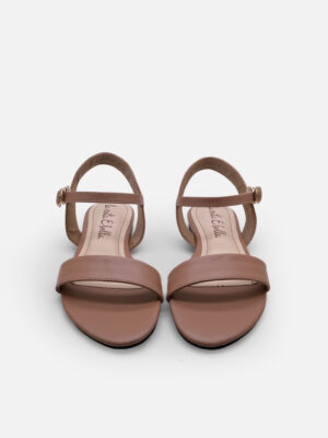 la vita e bella lucy ankle strap sandal flat teplek wanita dengan buckle [lp 502]