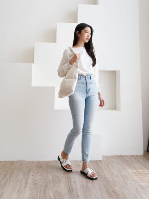 la vita e bella millie sandal flat crystal wanita model silang empuk [lx 701]