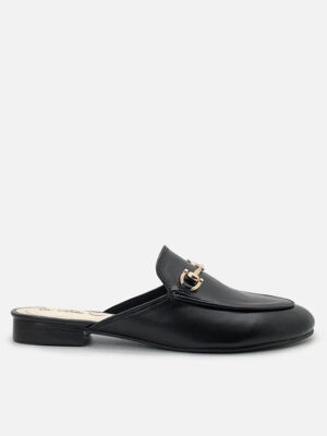 la vita e bella berlin sandal selop mules wanita model slip bahan kulit vegan [lv6501]