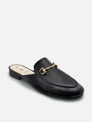 la vita e bella berlin sandal selop mules wanita model slip bahan kulit vegan [lv6501]